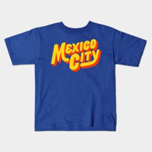 Vintage Mexico City Kids T-Shirt